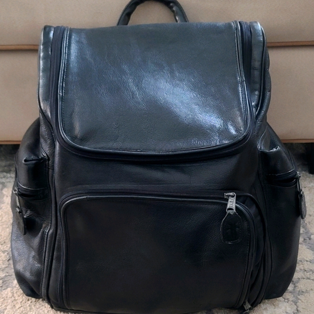 Frye leather backpack